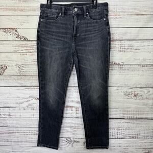 Banana Republic jeans faded black size 30 straight‎ stretch Premium Denim jeans